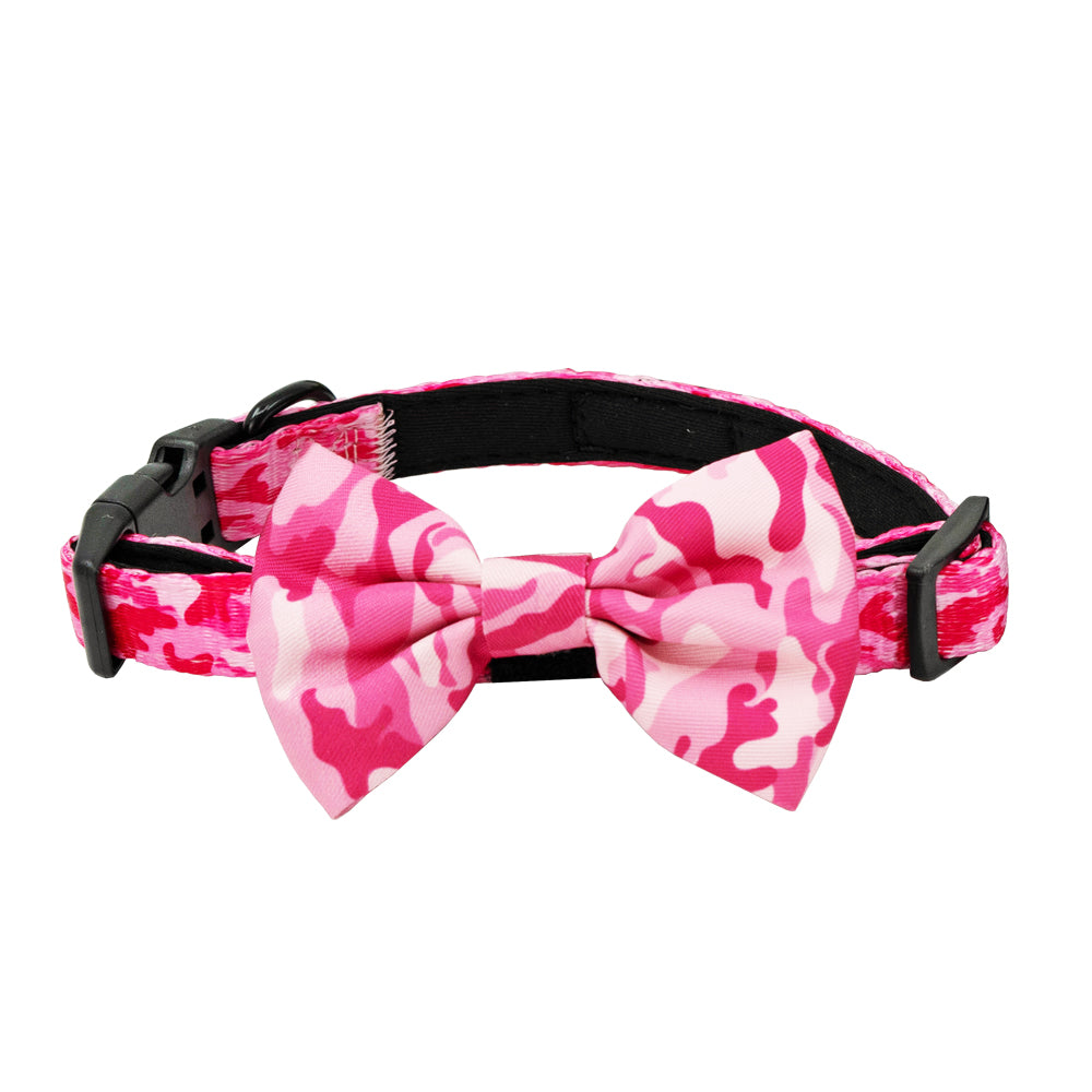 Military pink bowtie