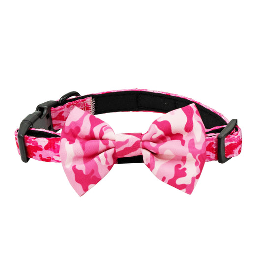Military pink bowtie